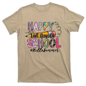 Happy Last Day Of Schools Hello Summer Teacher Student T-Shirt