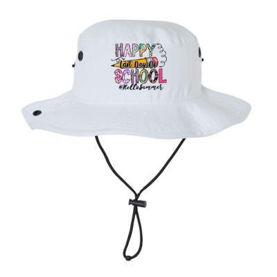 Happy Last Day Of Schools Hello Summer Teacher Student Legacy Cool Fit Booney Bucket Hat