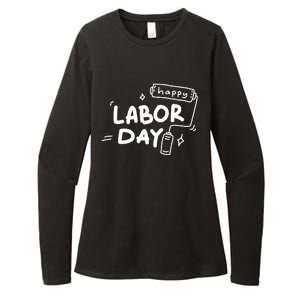 Happy Labor Day Gift For Labor Day Celebration Womens CVC Long Sleeve Shirt