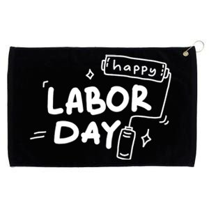 Happy Labor Day Gift For Labor Day Celebration Grommeted Golf Towel