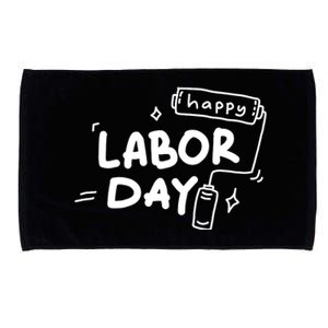 Happy Labor Day Gift For Labor Day Celebration Microfiber Hand Towel