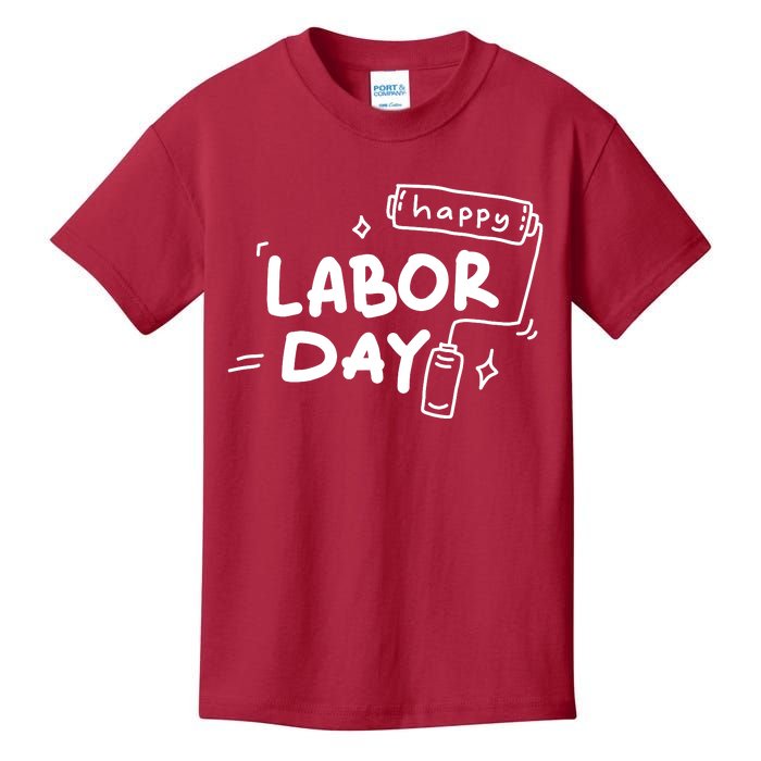 Happy Labor Day Gift For Labor Day Celebration Kids T-Shirt