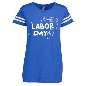 Happy Labor Day Gift For Labor Day Celebration Enza Ladies Jersey Football T-Shirt