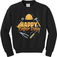 Happy Labor Day American Workers Kids Sweatshirt