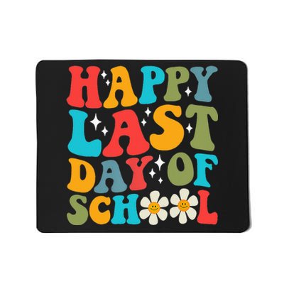 Happy Last Day Of School Hello Summer Groovy Teacher Student Mousepad