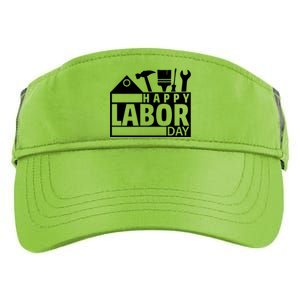 Happy Labor Day Celebration Graphic Adult Drive Performance Visor