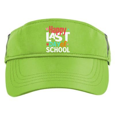 Happy Last Day Of Schools Teacher Student Hello Summer Adult Drive Performance Visor