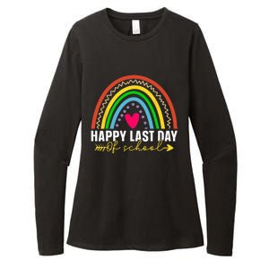 happy last day of school hello summer teacher student Womens CVC Long Sleeve Shirt