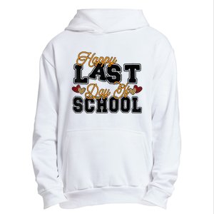 Happy Last Day Of School Teacher Student Graduation Heart Urban Pullover Hoodie