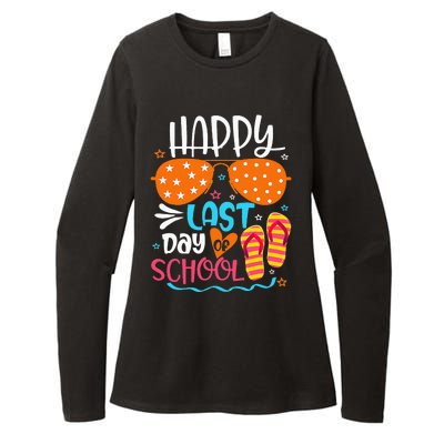 Happy Last Day of School Teacher Student Hello Summer Womens CVC Long Sleeve Shirt