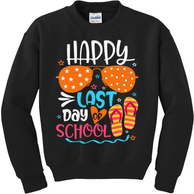 Happy Last Day of School Teacher Student Hello Summer Kids Sweatshirt