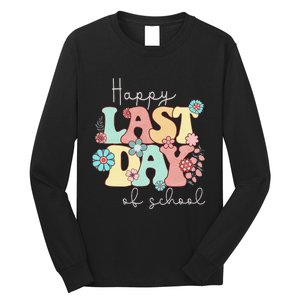 Happy Last Day of School Teacher Student Graduation Long Sleeve Shirt