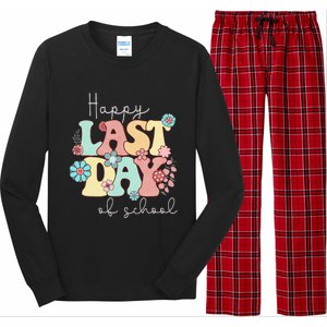 Happy Last Day of School Teacher Student Graduation Long Sleeve Pajama Set