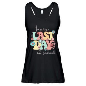 Happy Last Day of School Teacher Student Graduation Ladies Essential Flowy Tank