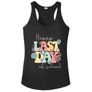 Happy Last Day of School Teacher Student Graduation Ladies PosiCharge Competitor Racerback Tank