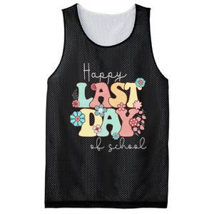 Happy Last Day of School Teacher Student Graduation Mesh Reversible Basketball Jersey Tank