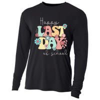 Happy Last Day of School Teacher Student Graduation Cooling Performance Long Sleeve Crew