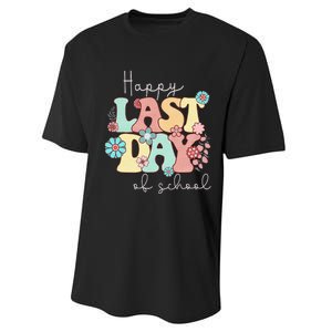 Happy Last Day of School Teacher Student Graduation Performance Sprint T-Shirt