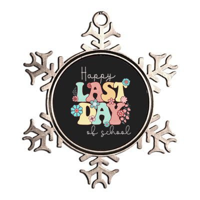 Happy Last Day of School Teacher Student Graduation Metallic Star Ornament