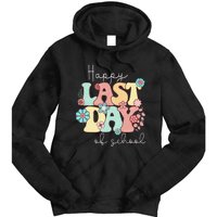 Happy Last Day of School Teacher Student Graduation Tie Dye Hoodie