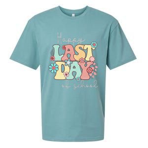 Happy Last Day of School Teacher Student Graduation Sueded Cloud Jersey T-Shirt