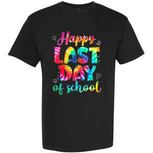 Happy Last Day Of School Tie Dye Students And Teachers Garment-Dyed Heavyweight T-Shirt