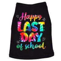 Happy Last Day Of School Tie Dye Students And Teachers Doggie Tank