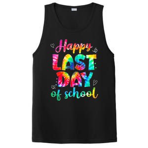 Happy Last Day Of School Tie Dye Students And Teachers PosiCharge Competitor Tank