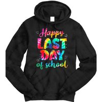 Happy Last Day Of School Tie Dye Students And Teachers Tie Dye Hoodie