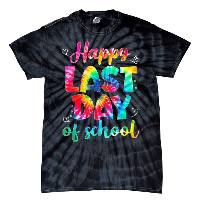 Happy Last Day Of School Tie Dye Students And Teachers Tie-Dye T-Shirt