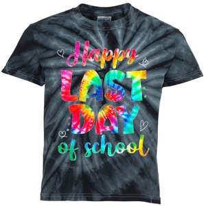 Happy Last Day Of School Tie Dye Students And Teachers Kids Tie-Dye T-Shirt