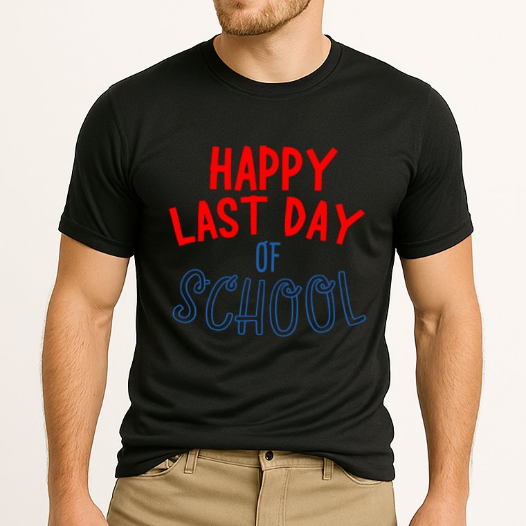 Happy Last Day Of School Summer Vacation Cooling Performance Crew T-Shirt
