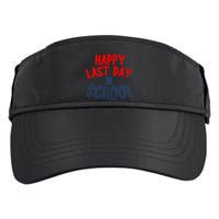 Happy Last Day Of School Summer Vacation Adult Drive Performance Visor
