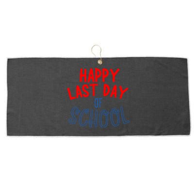 Happy Last Day Of School Summer Vacation Large Microfiber Waffle Golf Towel