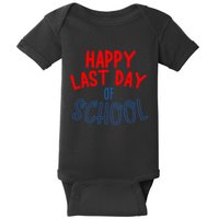 Happy Last Day Of School Summer Vacation Baby Bodysuit