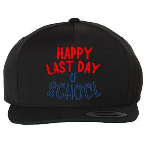 Happy Last Day Of School Summer Vacation Wool Snapback Cap