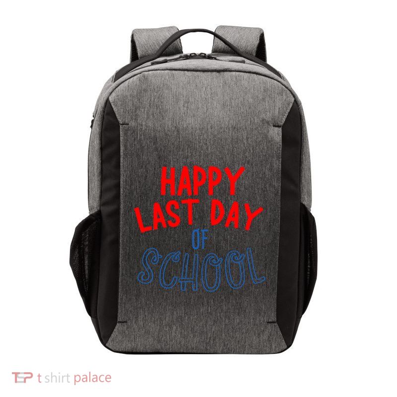 Happy Last Day Of School Summer Vacation Vector Backpack