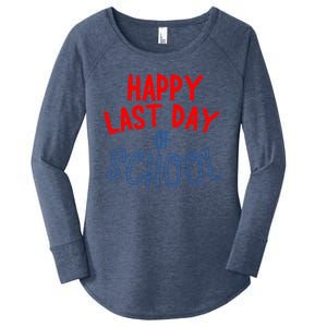 Happy Last Day Of School Summer Vacation Women's Perfect Tri Tunic Long Sleeve Shirt