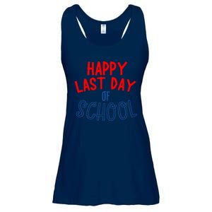 Happy Last Day Of School Summer Vacation Ladies Essential Flowy Tank