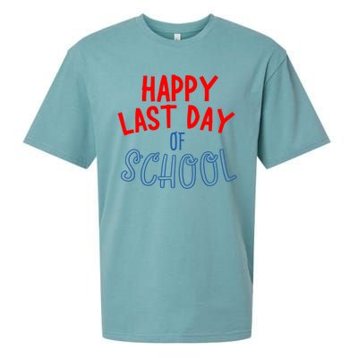 Happy Last Day Of School Summer Vacation Sueded Cloud Jersey T-Shirt