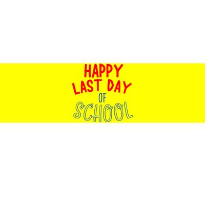 Happy Last Day Of School Summer Vacation Bumper Sticker