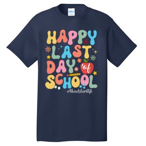 Happy Last Days Of School Headstart Retro Groovy Last Day Tall T-Shirt