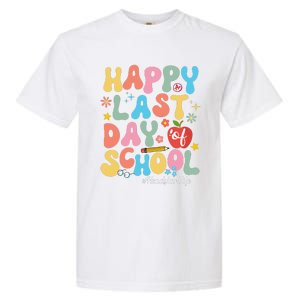 Happy Last Days Of School Headstart Retro Groovy Last Day Garment-Dyed Heavyweight T-Shirt