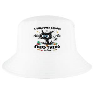 Happy Last Day Of School Teacher Student Graduation Cool Comfort Performance Bucket Hat