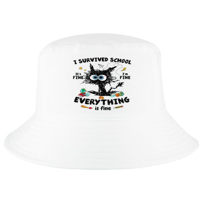 Happy Last Day Of School Teacher Student Graduation Cool Comfort Performance Bucket Hat