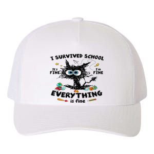 Happy Last Day Of School Teacher Student Graduation Yupoong Adult 5-Panel Trucker Hat