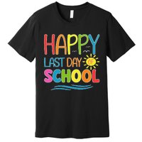 Happy Last Day Of School Teacher Student Graduation Summer Premium T-Shirt