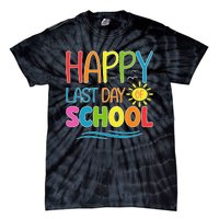 Happy Last Day Of School Teacher Student Graduation Summer Tie-Dye T-Shirt