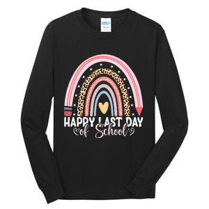 Happy Last Day Of School Hello Summer Teacher Student Tall Long Sleeve T-Shirt