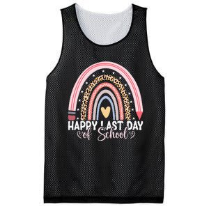 Happy Last Day Of School Hello Summer Teacher Student Mesh Reversible Basketball Jersey Tank